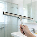Professional Custom Glass Squeegee Wiper Blade with Stainless Steel Handle Silicone Window Cleaning Metal Squeegee