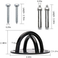 Battle Rope Anchor Ceiling Mount Suspension Straps Yoga Swing Brackets Resistance Trainer Used Anchors Kit Gymnastic Rings
