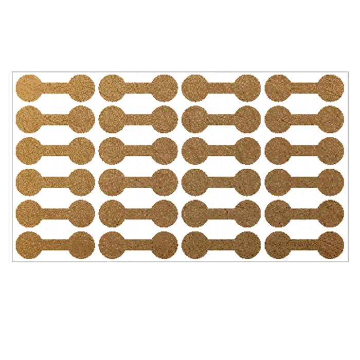 Gold Tyvek Dumbbell Shape Jewelry Tags Gold Jewelry Repair Tyvek Jewelry Price Tags