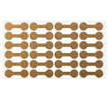 Gold Tyvek Dumbbell Shape Jewelry Tags Gold Jewelry Repair Tyvek Jewelry Price Tags MegaBDM