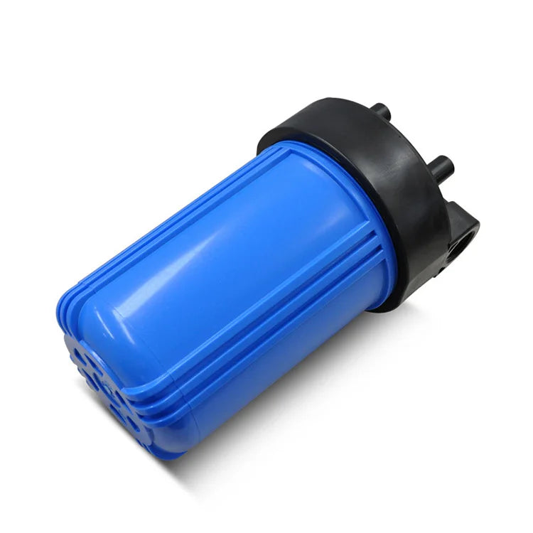 Double O-rings Commercial 10 20 Inch Large Blue Filter Housing Large for Water Purification