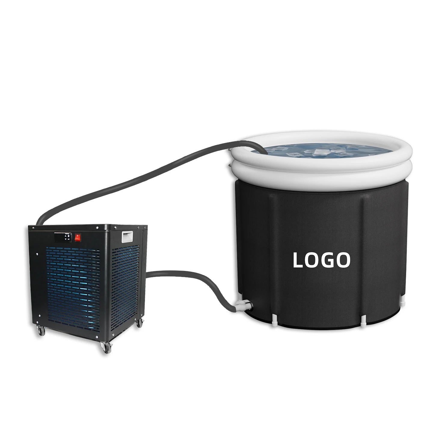 Hot Selling 1 HP Water Chiller Cooled Cold Plunge Ice Bath with Water Cooling Accessory Water Cooling Chiller