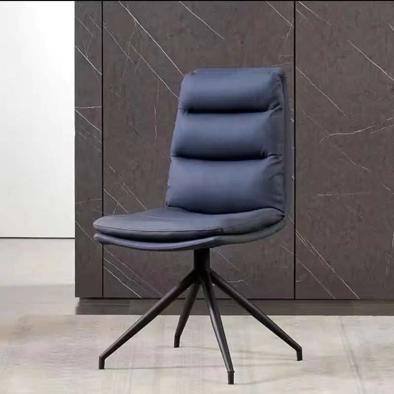 Hotel French Designer Upholstered Nordic Leather Modern Metal Dining Chairs Modern Luxury for Dining Table Room Home Furniture