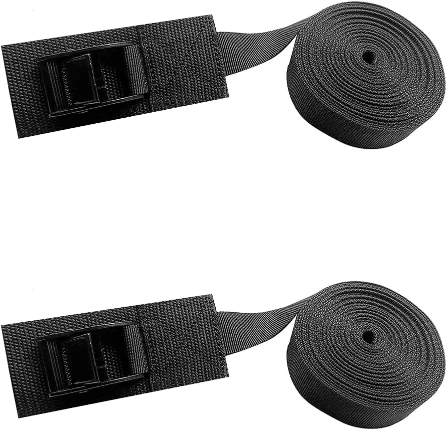 2.5cm *4m Black Cam Buckle Tie Down Straps Cargo Lashing Strap for Car Transportation