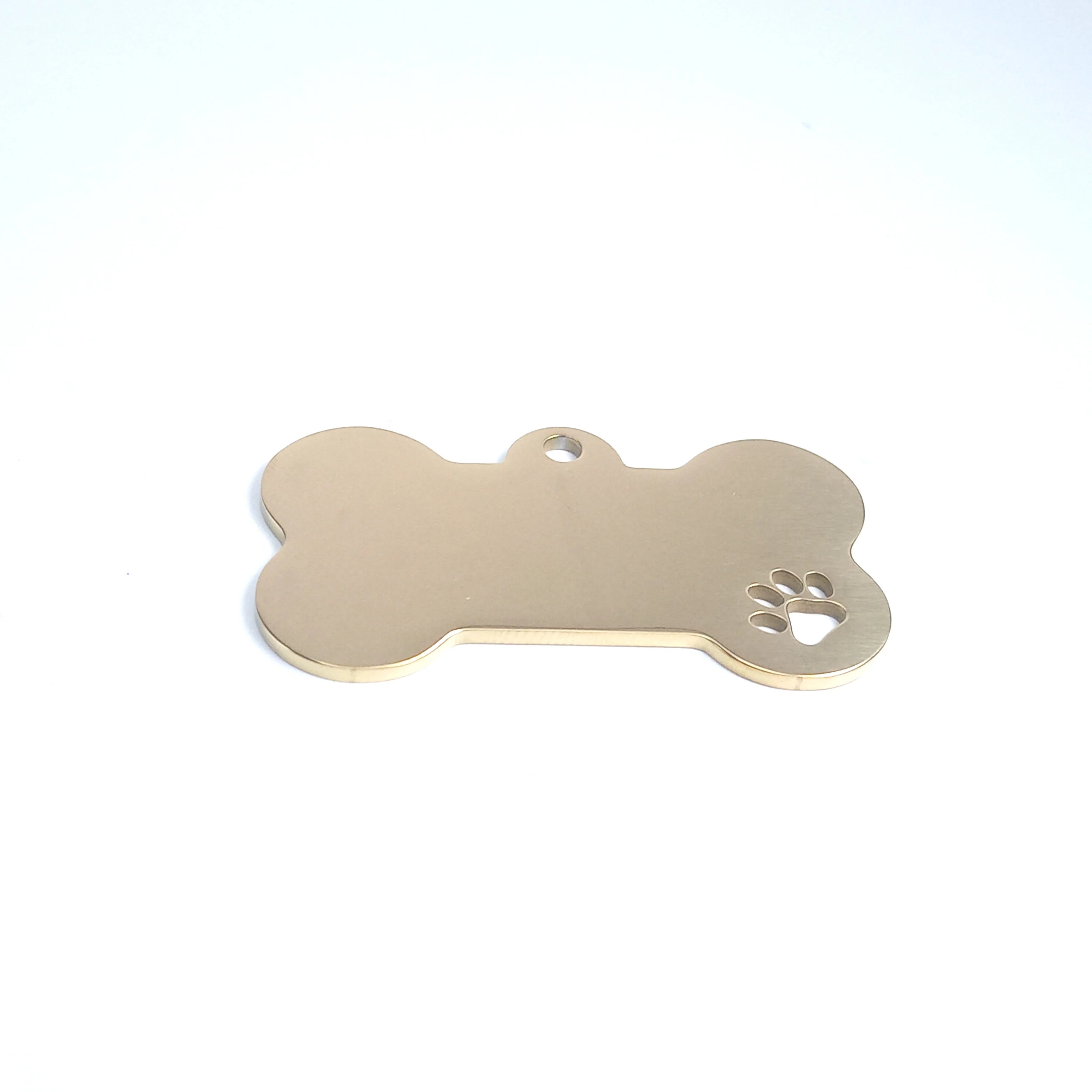 Laser  Cut Stainless Steel Sheet Premium Pet Dog Tag Fog Tag Metal Engraved Tag