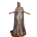 Evening  Dress Gown Women Goddess Stage Costumes Birthday Prom Dresses Floor Length Wedding Party Dress