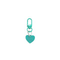 AA01539 Cute Metal Spray Paint Heart Keychain Keyring Mobile Phone Case Accessories Key Chain for Women Bag Pendant Keychains