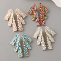 Wholesale Sparkle Diamond Round Dangle Earrings Rhinestone Crystal Geometric Earrings Big 2023 Jewelry