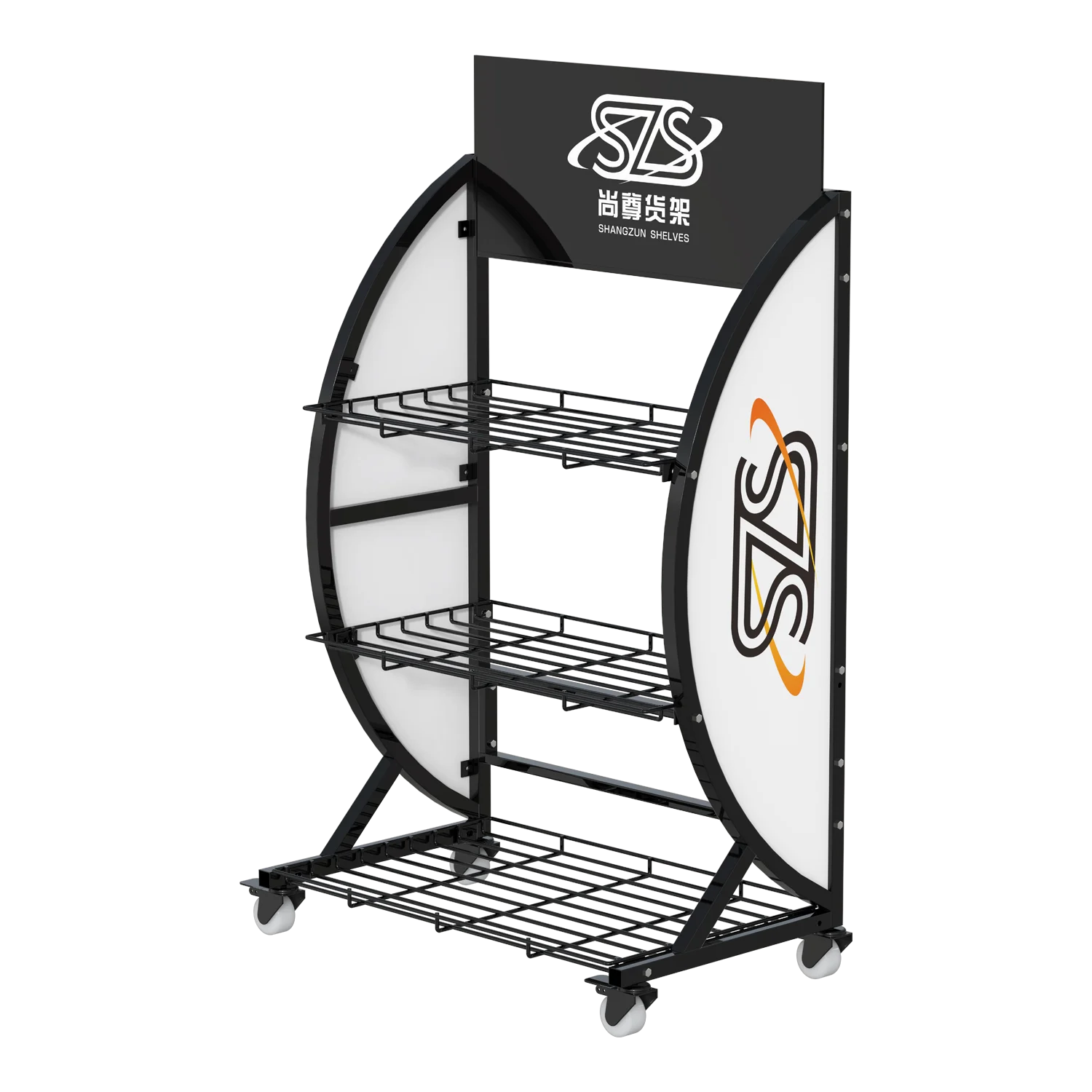 Car Battery Display Rack Metal Wire Display Rack Motor Oil Display Rack Car Supplies Retail Store Shelf