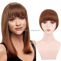 36 Colors Synthetic Sweeping Side Blunt Bang Natural Straight Hairpieces Neat Front Fringe Clip in Hair Bangs