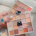 Wholesale Custom Shimmer Eyeshadow Palette Kit 20-Color Vegan Dry Makeup Cosmetic Eye Shadow for Dark Skin Tone