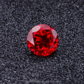 Hot Sale Synthetic Ruby Loose Gemstone Round Shape Blood Red Lab Grown Gemstone for Jewelry Making