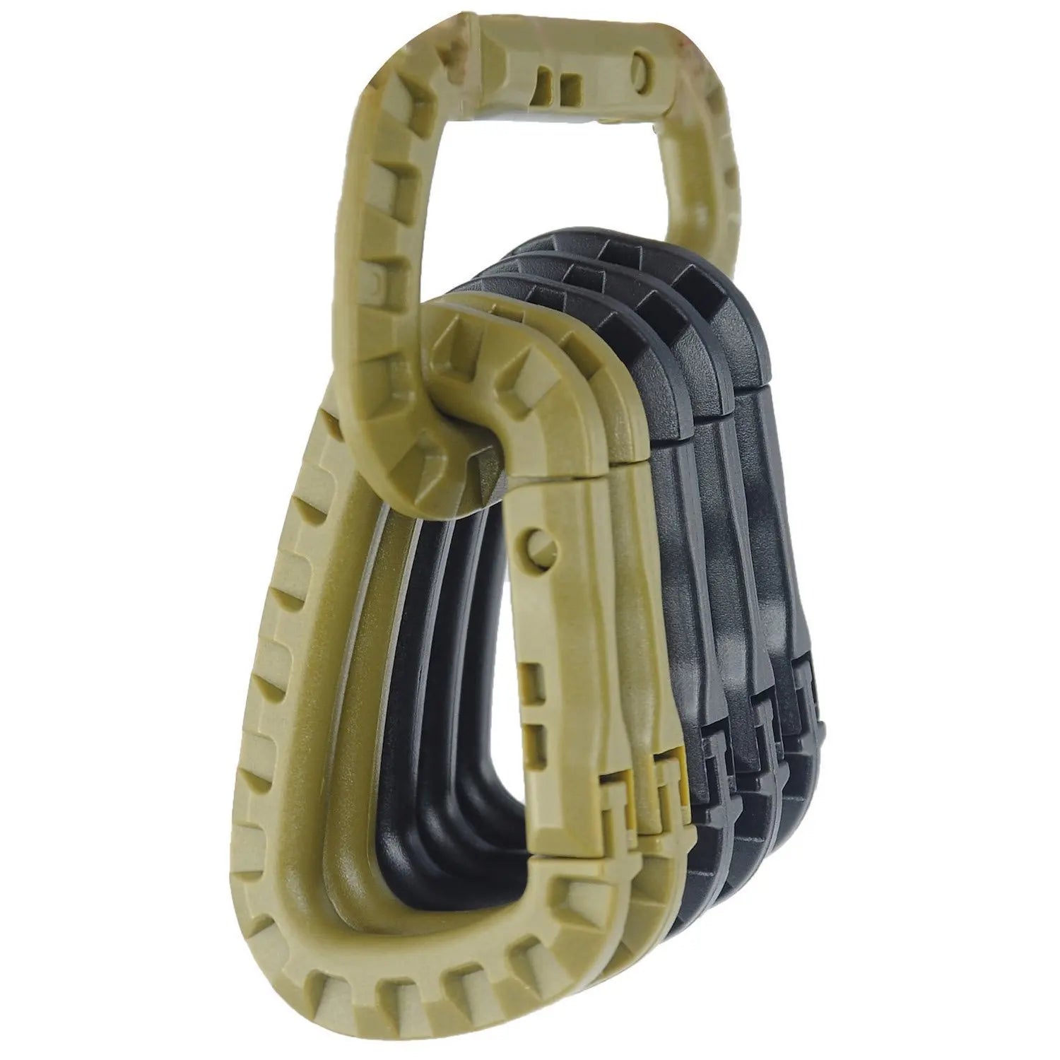 Plastic Pom D Shape Buckle Camping Climbing Carabiner Mountaineering Buckle Keychain