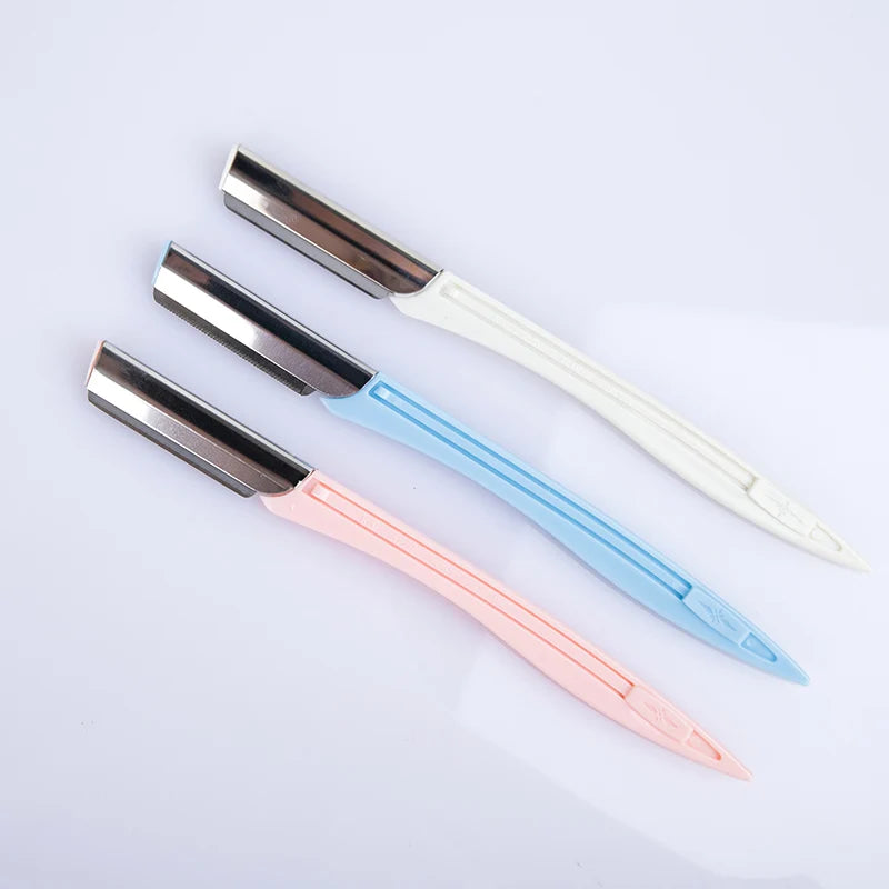2023 Hot Sale Lady Facial Razor Set 3pcs Eyebrow Trimmer Convenient for Daily Use