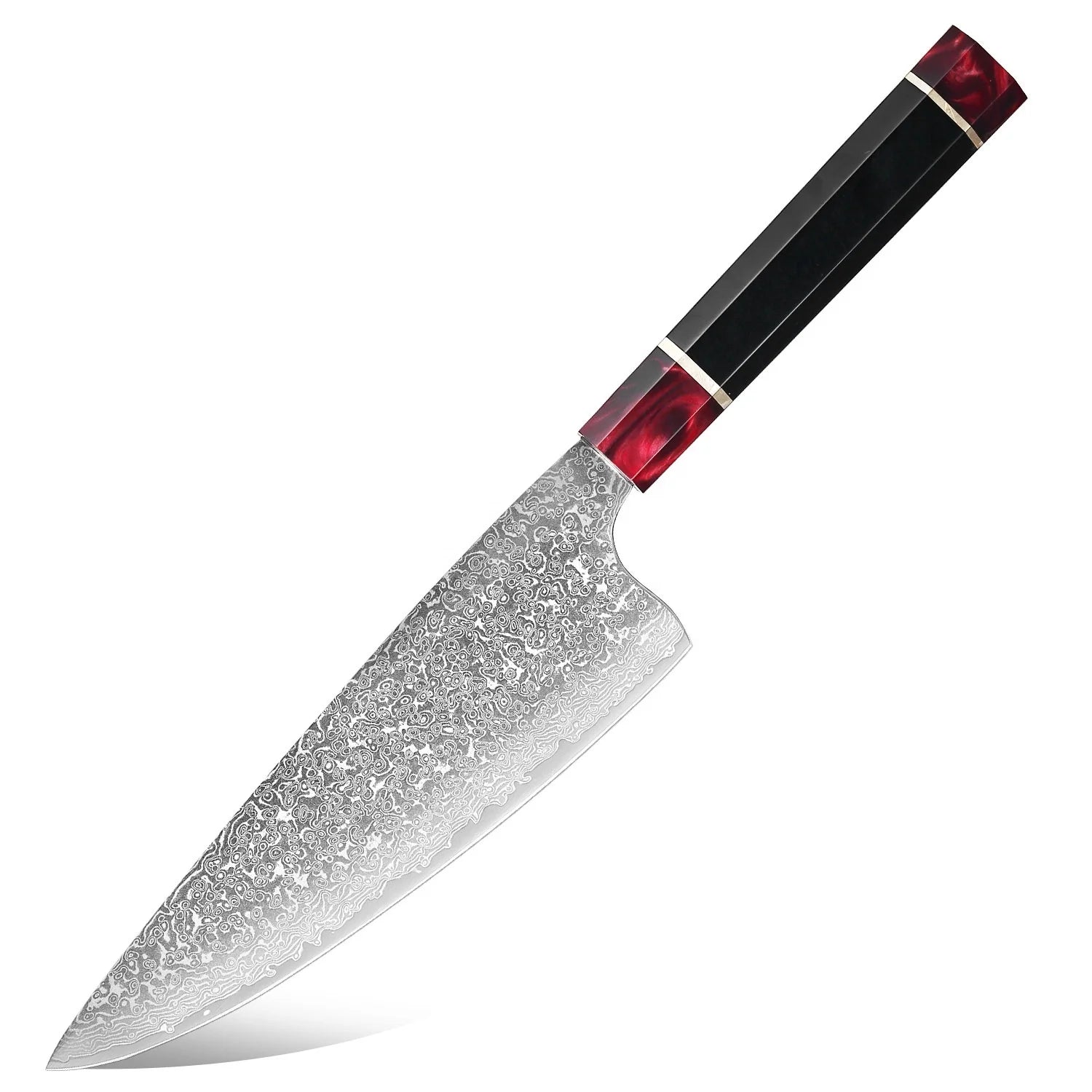 Yangjiang Custom 1-Piece Japanese Professional Kitchen Butcher Knives Damascus Chef Kiritsuke Set Metal Chefs' Bag
