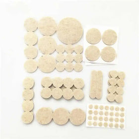 Hot Sale Abrasion-Resistant Adhesive Desk Foot Pads Chair Table Sofa Wooden Leg Feet Set 100% Polyester Nonwoven Accessories