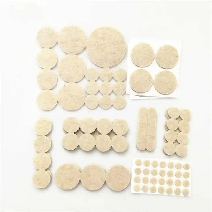Hot Sale Abrasion-Resistant Adhesive Desk Foot Pads Chair Table Sofa Wooden Leg Feet Set 100% Polyester Nonwoven Accessories