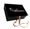 Wholesale Black Premium Luxury Cardboard Paper Magnetic Cosmetic Packaging Box for Wig Hair Extensions Custom Logo Beach Outdoor