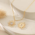 Dainty Sun Charm 18K Gold Plated Micro CZ Pave Sunny Pendant for Jewelry Making Supplies