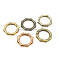 Stock Supply 5 Colors 32mm 1.25inch Zinc Alloy Round Bag Carabiner