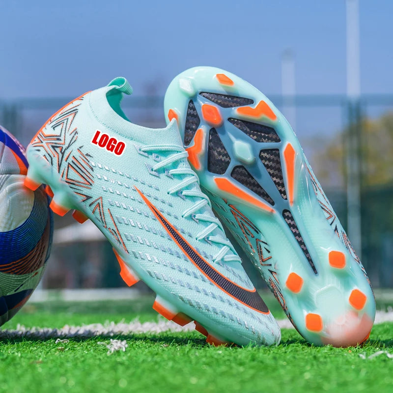 Factory Customize Men Cleats Football Boots Low Top Soccer Boots Sneakers Football Shoes Turf Futsal Outdoor Soccer Cleats