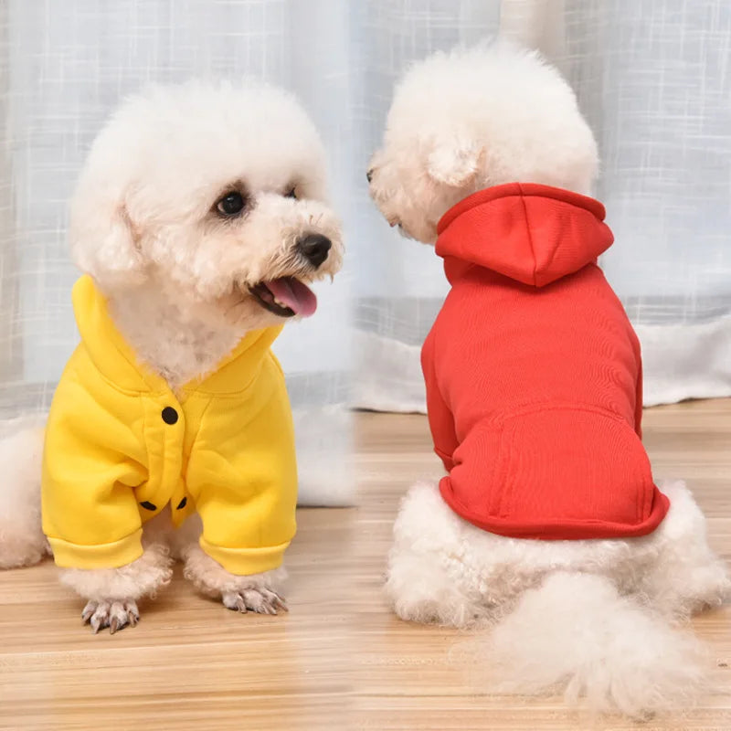 Pet Sweater Hoodie Pocket Dog Coat Hooded Sweater Wholesale
