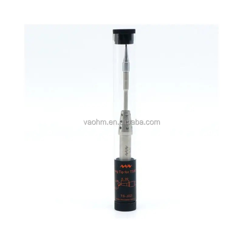 TS-J02 Ceramic & Stainless Steel Solder Tip Head with Slip-In Connector for TS80P and TS80