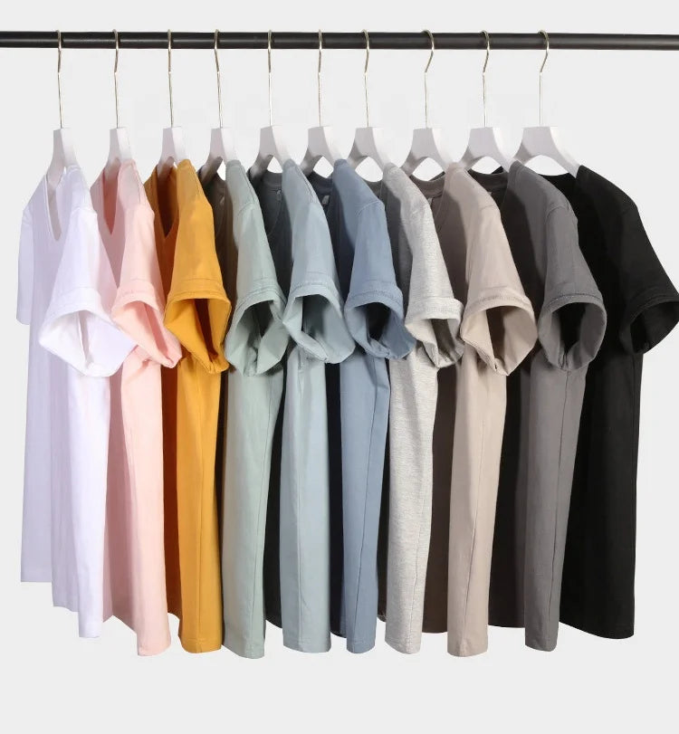 High Quality T-Shirts Pour Hommes Blank Custom Graphic Printed Cotton Heavyweigh T Shirt Plain Oversized Heavy Men'S T-Shirt