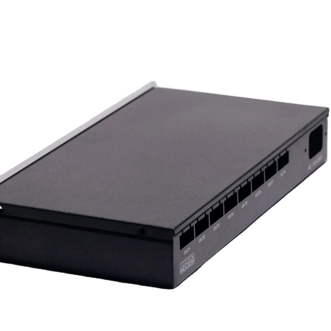 YUCHI 19-Inch Aluminum/Iron/Stainless Steel Laser-Cut Chassis Powder Coating for Communication Server Sheet Metal Fabrication
