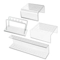 Acrylic Square Fashionable Washable Body Piercing Jewelry Display Stand Holder Earring Belly Barbell Storage Rack Wholesale