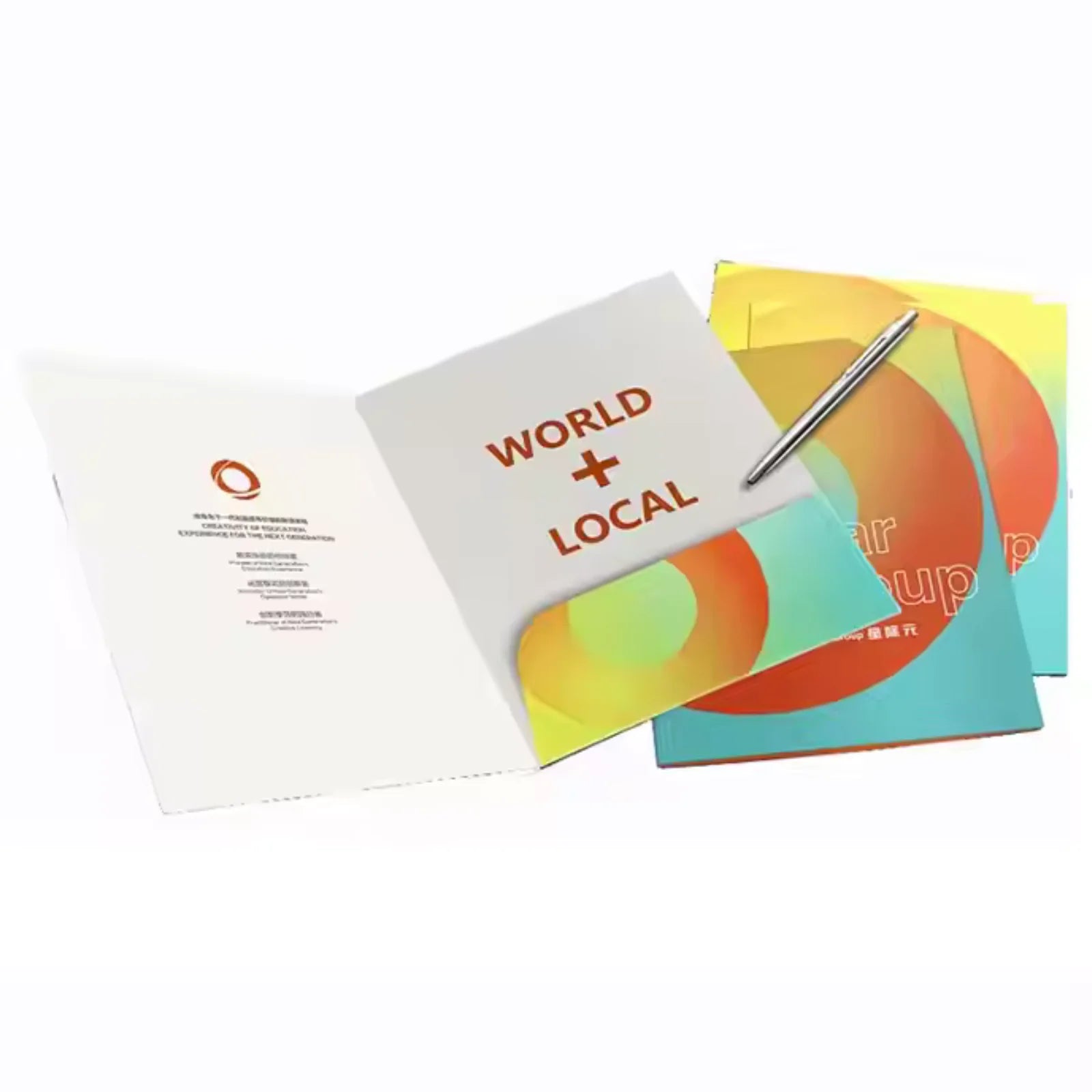 China Factory Printing A4 A5 Paper Document Folders | Custom Logo Business File Folders with Pockets