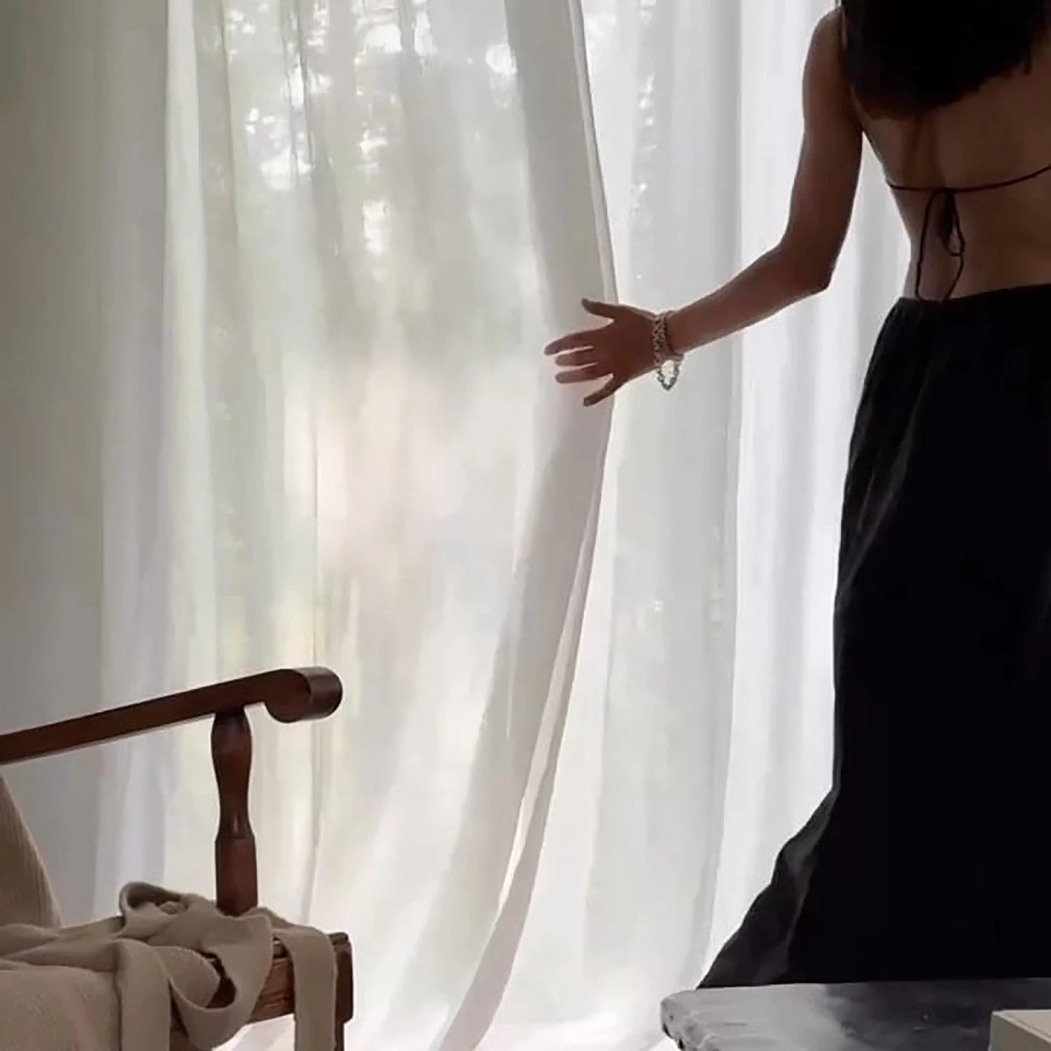 Designer Custom Pleated Tulle Curtains Sheer Fabric Window Shades & Flame Retardant Features for Hotels