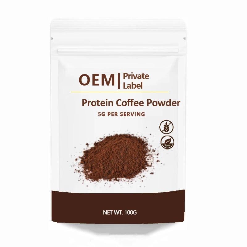 Wholesale High Protein Coffee Powder Super Ginseng Coffee Keep Healthy Instant Mushroom Coffee Powder