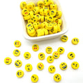Hot Selling Emoji Pack Smiling Face Polymer Soft Ceramic Slice Beads Jewelry Making DIY Bracelets Necklaces Accessories Mixed