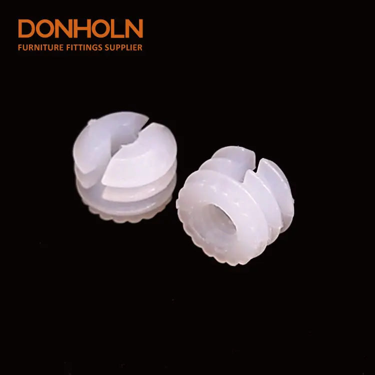 CN3000 Customized Screw Dowel M4 Plastic Thread Insert Nut Connecting Nylon Fasteners