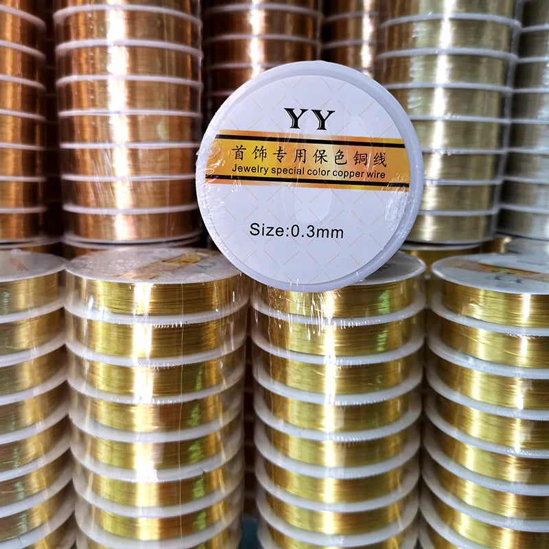 Premium Quality Color Retaining Not Fade Copper Gold Wire for Jewelry Making