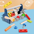 2026 New Novelties Children Wooden Montessori Toolbox Screws Set Educational Pretend Tools Learning Toys for Kids