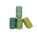 100% Polyester Round Strand Yarn Dyed Fancy Knitting Yarn Linen Cotton Rope String Bag with Hollow Strand for Creative Projects