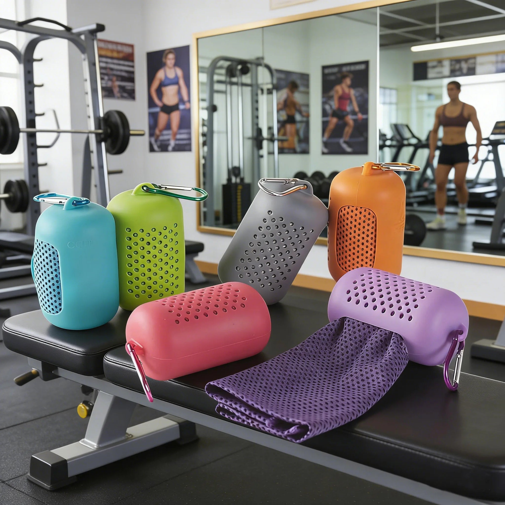Custom Towel Multi-Color Microfiber Gym Neck Towel Quick Dry and Cool Long Sports Cooling Towel
