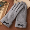 Fashion Wool Girls Fancy Outdoor Riding Cute Winter Gloves