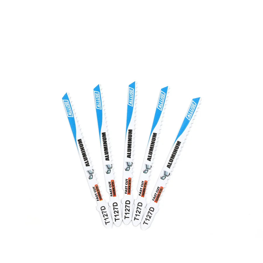 Set 5 T127DF 8T Bi-Metal DIY Multipurpose Jig Saw Blades Cut Aluminum Nonferrous Metals Glassfibre Reinforced Plastics OEM