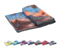 Non Slip Hot Yoga Towel Waffle Texture 100% Absorbent Odorless Microfiber Yoga Blanket Mat Towel for Bikram Pilates
