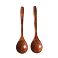 Hot Sale Small Wooden 8.58 in Kitchen Cooking Utensil Soup Teaspoon Catering Kids Spoon for Camping Kitchenware