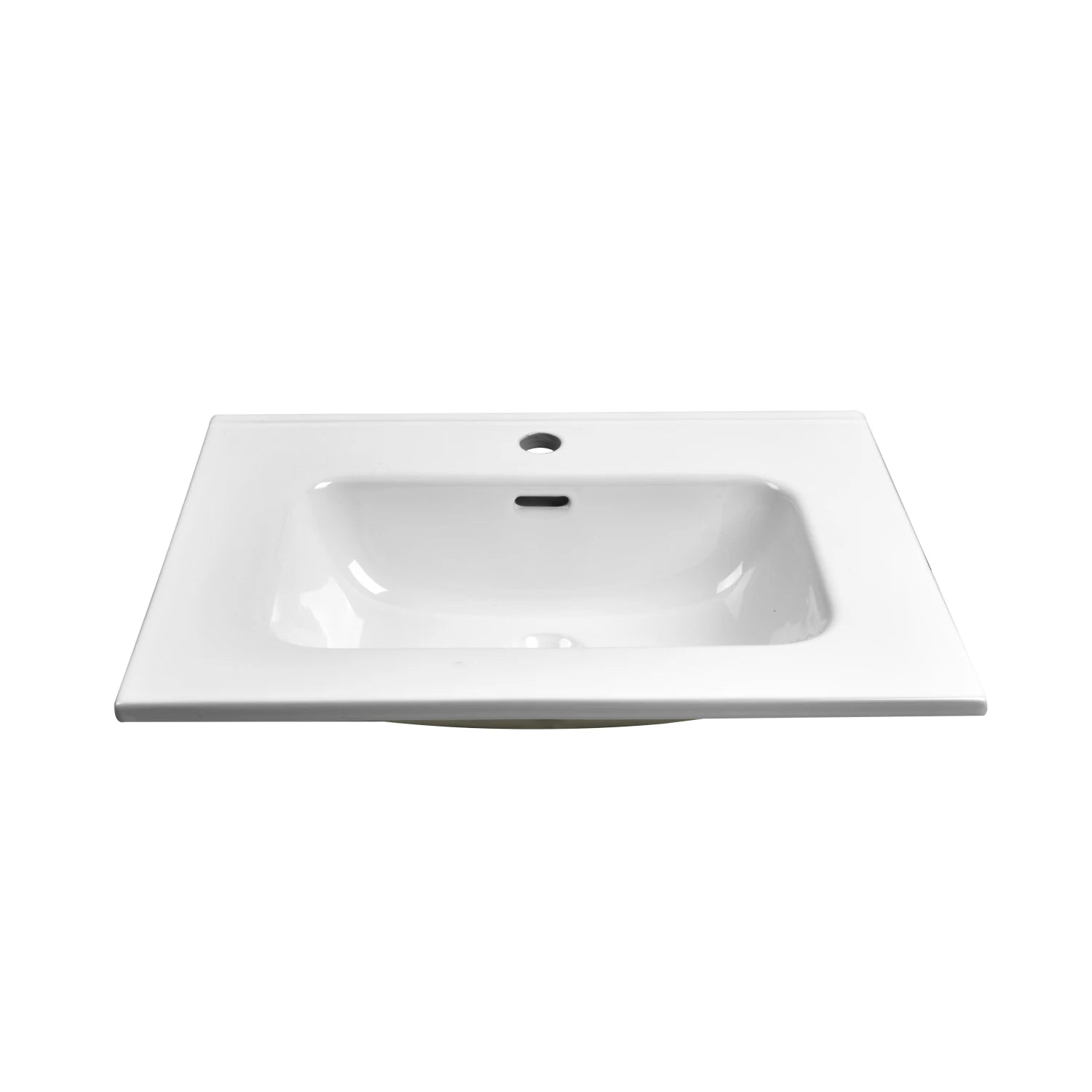 White and Custom Colors Bathroom Vanity Sink Ceramic Cabinet Basin