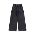 Custom Luxury Men's French Terry Sweatpants with Embroidered Logo Lightweight Mid Waist Flat Front Washed Sweatpants