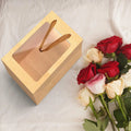 Eco-Friendly Brown Art Paper Bag with Heavy-Duty Ribbon Handles and Custom Logo for Bakery Food Packaging