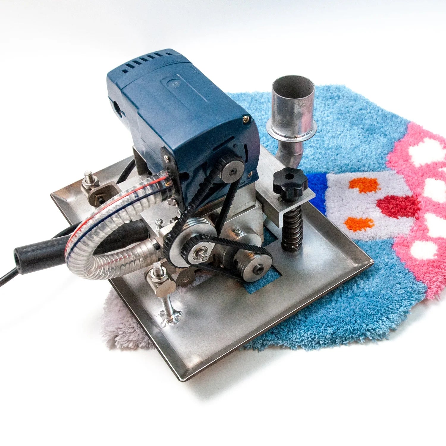 Portable Electric Flat Shearing Machine Roller Blade Tools 220V 500W for Carpet Rug CP-1