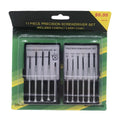 No.71012 11PC Precision Industrial & DIY Grade Watch and Clock Repair Screwdriver Set Hanging Blister Package-OEM Customizable