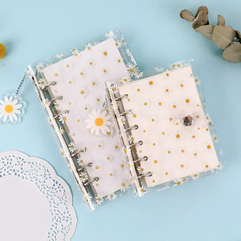 2027 Hot Selling DIY A6 Quality Student Cartoon Spiral Loose-Leaf PP PVC Cover Eco-Friendly Notebook 80 Sheets Perfect Gift