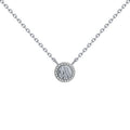 925 Sterling Silver Circle Pendant Necklaces for Women925 Sterling Silver Jewelry Fine Jewelry Necklaces